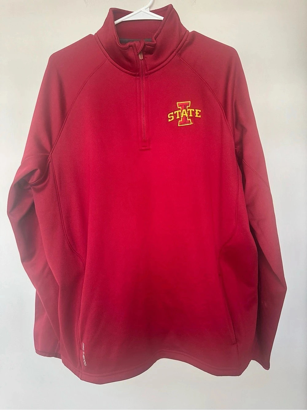 Champion Iowa State Cyclones Fleece Quarter-Zip Pullover Quarter-Zip Red Medium